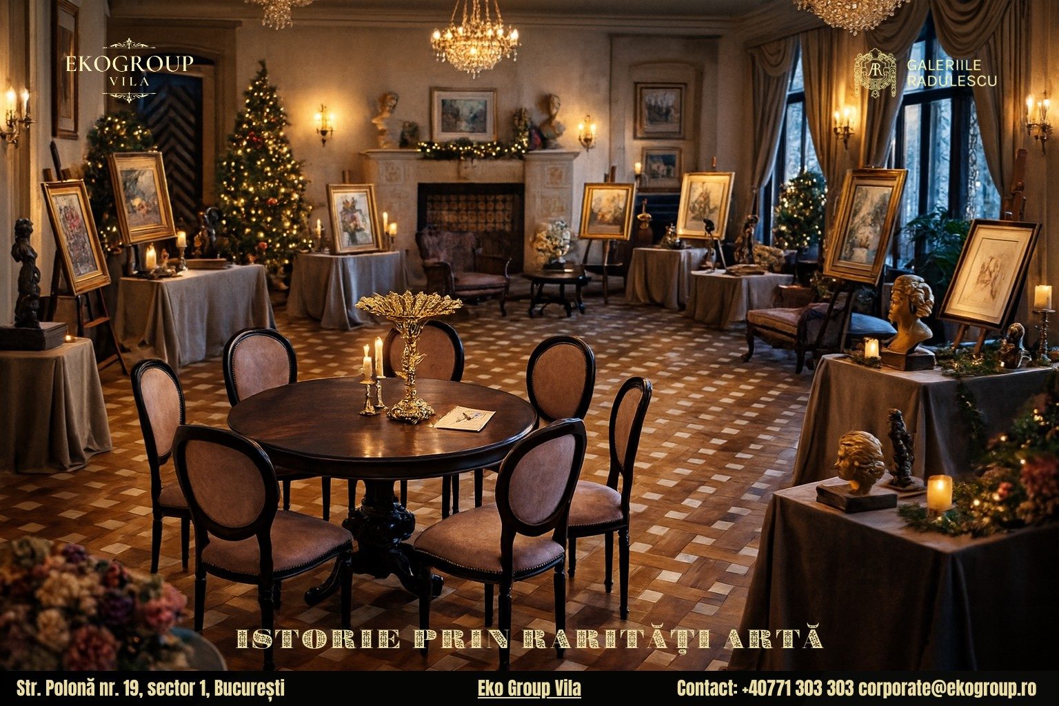 Istoria Crăciunului: O călătorie fascinantă în atmosfera Crăciunului anilor ’30 la Eko Group Vila