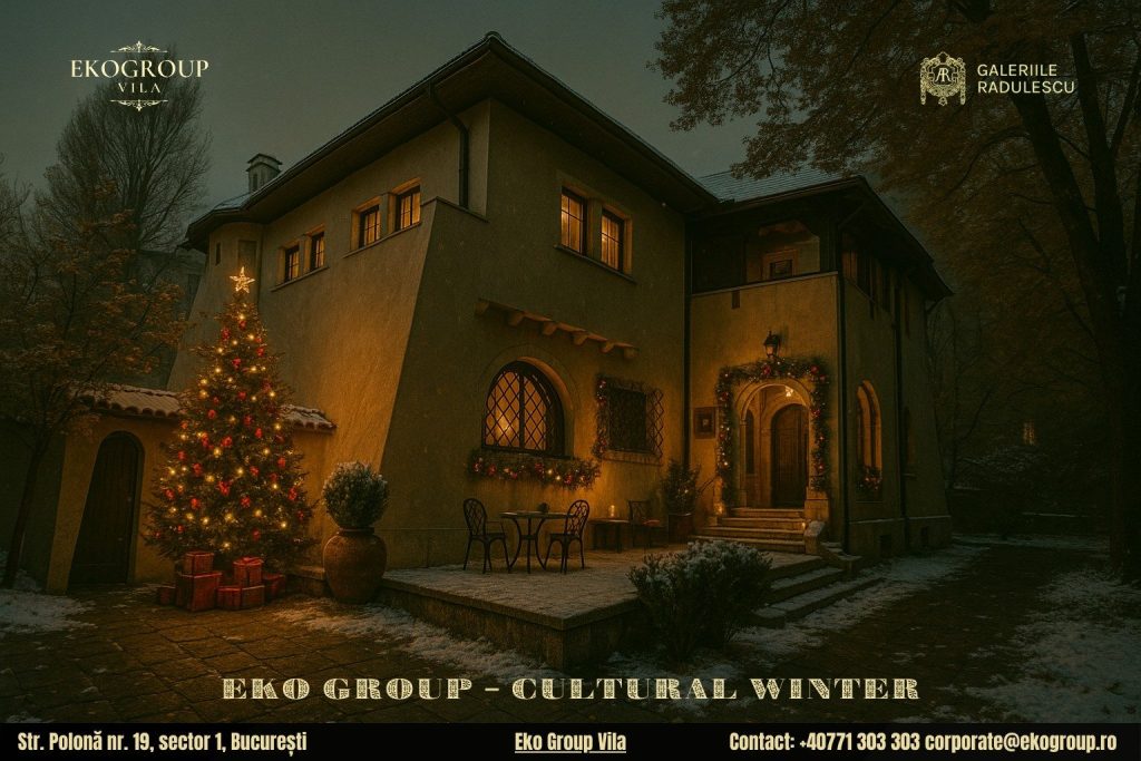 Poveste de Crăciun în rafinamentul anilor ’30: evocarea magiei la Eko Group Vila