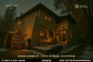 Poveste de Crăciun în rafinamentul anilor ’30: evocarea magiei la Eko Group Vila